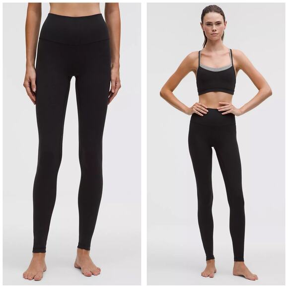 Lululemon Align Black High-Rise Pant Leggings Size 6 Workout Athleisure - Picture 1 of 12
